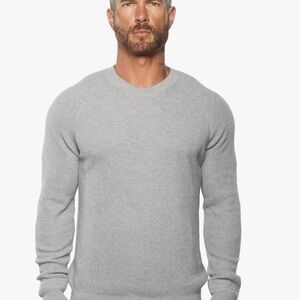Weston Jon Boucher - Waffle Knit Cashmere Fitted Sweater - L